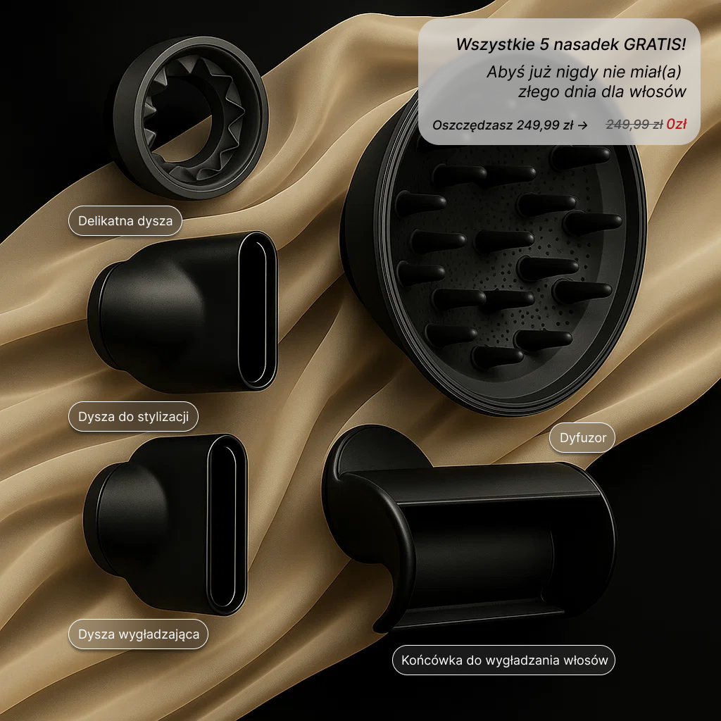 Duja AirPro™ 5 w 1 suszarka o wysokiej wydajności