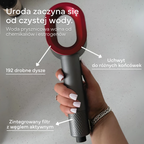 Duja Pure™ 3w1 Premium Słuchawka Prysznicowa z Filtrem